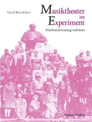 cover image of Musiktheater im Experiment